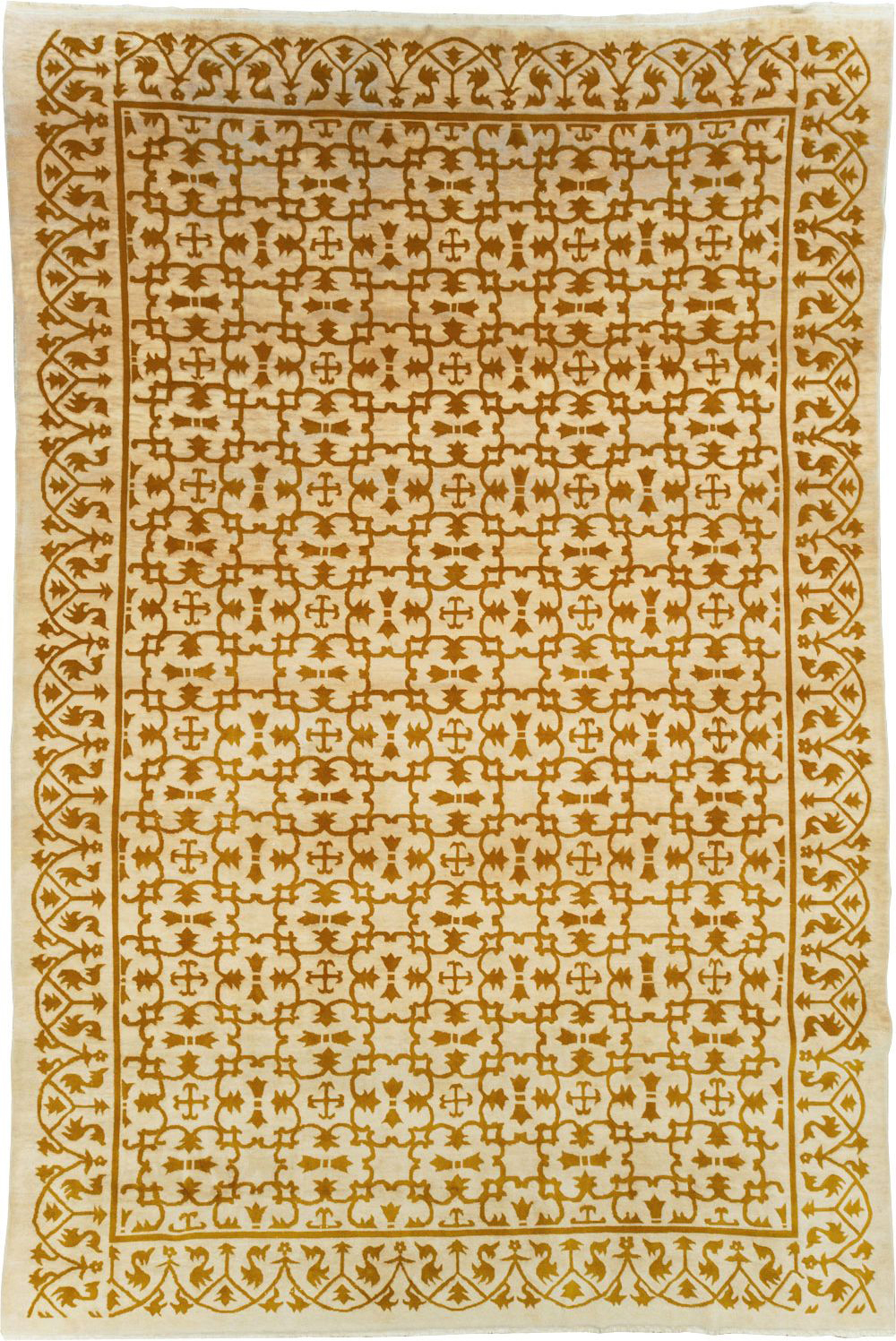 Vintage Indian Continental Large Room Size Carpet, No.30814 - Gsblank