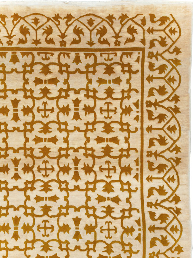 Vintage Indian Continental Large Room Size Carpet, No.30814 - Gsblank