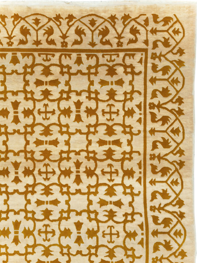 Vintage Indian Continental Large Room Size Carpet, No.30814 - Gsblank