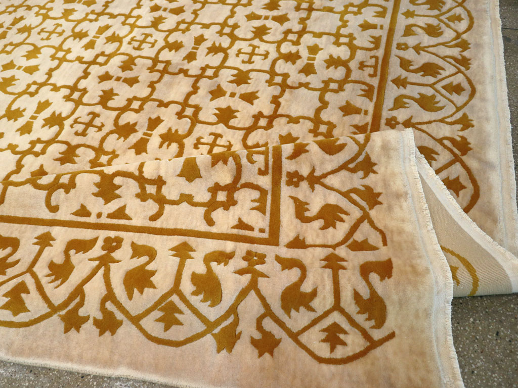 Vintage Indian Continental Large Room Size Carpet, No.30814 - Gsblank