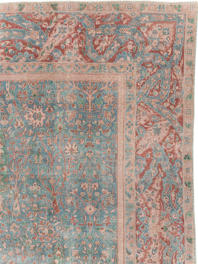 Vintage Indian Lahore Oversize Carpet, No.30820 - Gsblank