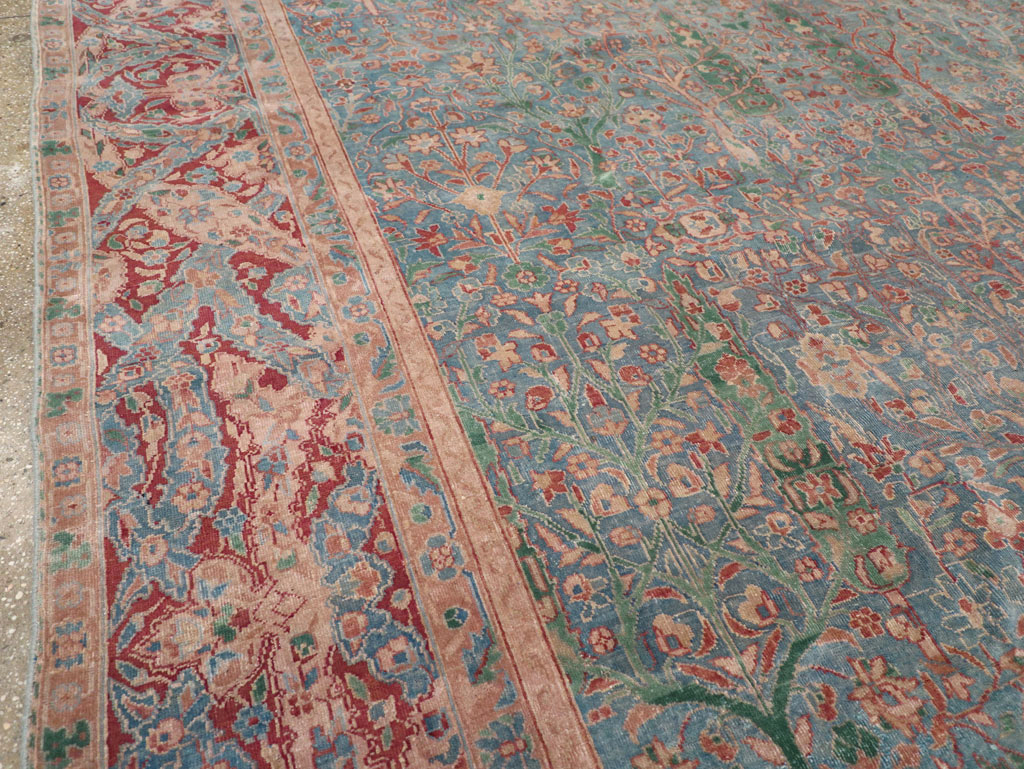Vintage Indian Lahore Oversize Carpet, No.30820 - Gsblank
