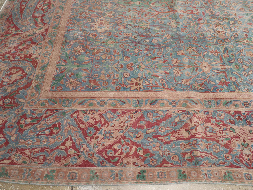 Vintage Indian Lahore Oversize Carpet, No.30820 - Gsblank