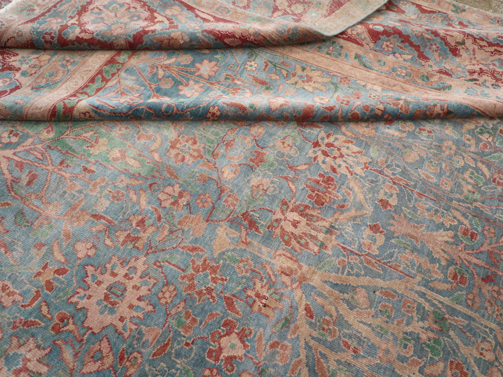 Vintage Indian Lahore Oversize Carpet, No.30820 - Gsblank