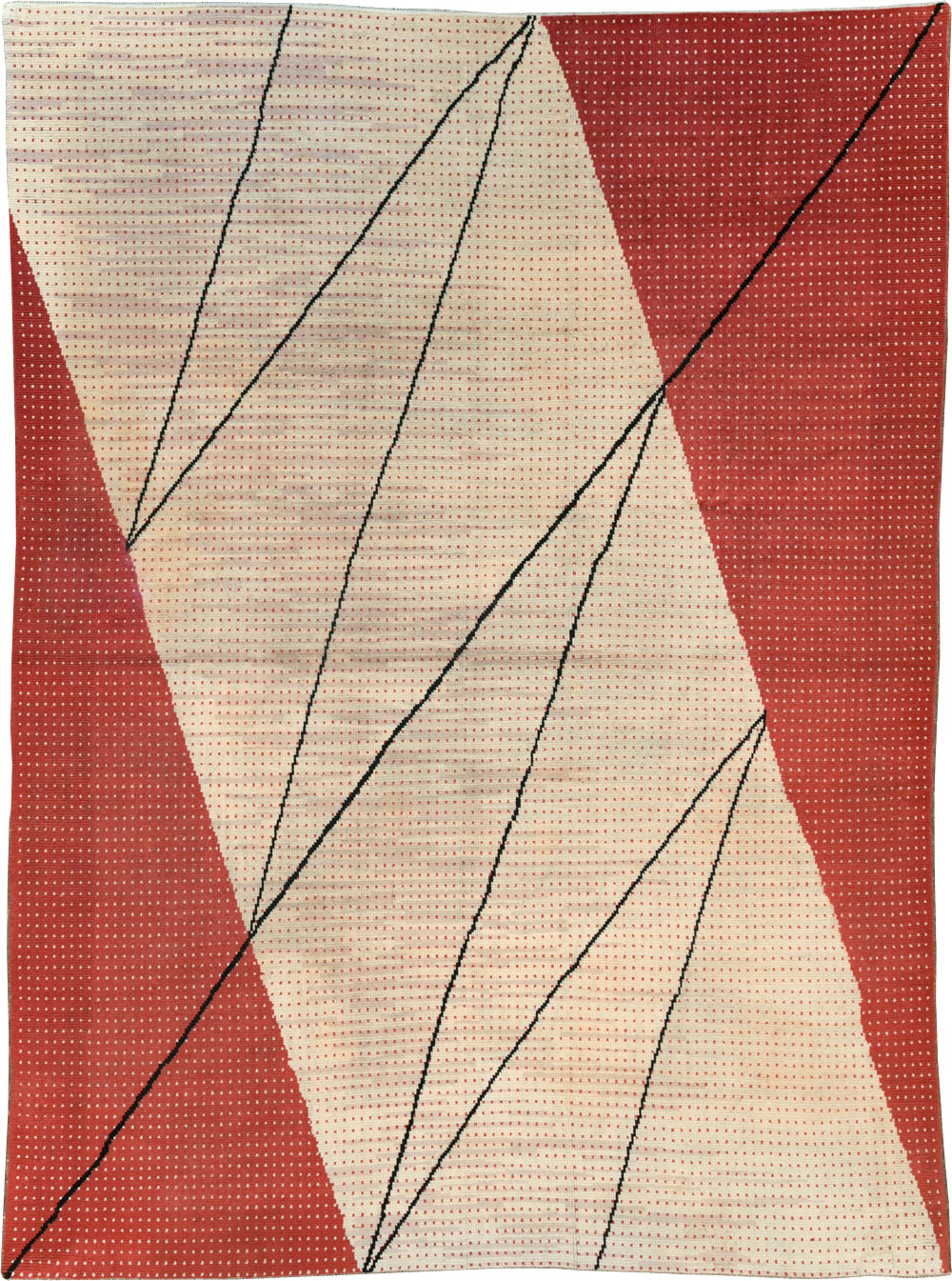Vintage Czech Art Deco Large Room Size Carpet By Antonin Kybal, No.30824 - Gsblank
