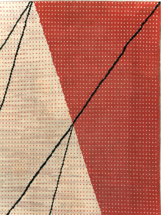 Vintage Czech Art Deco Large Room Size Carpet By Antonin Kybal, No.30824 - Gsblank