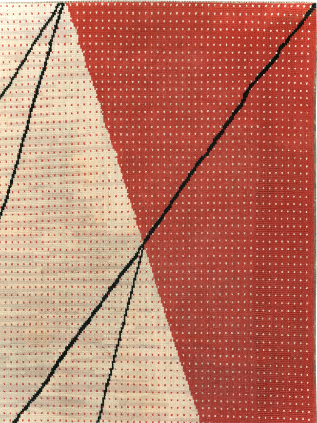 Vintage Czech Art Deco Large Room Size Carpet By Antonin Kybal, No.30824 - Gsblank