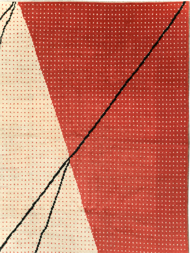 Vintage Czech Art Deco Large Room Size Carpet By Antonin Kybal, No.30824 - Gsblank