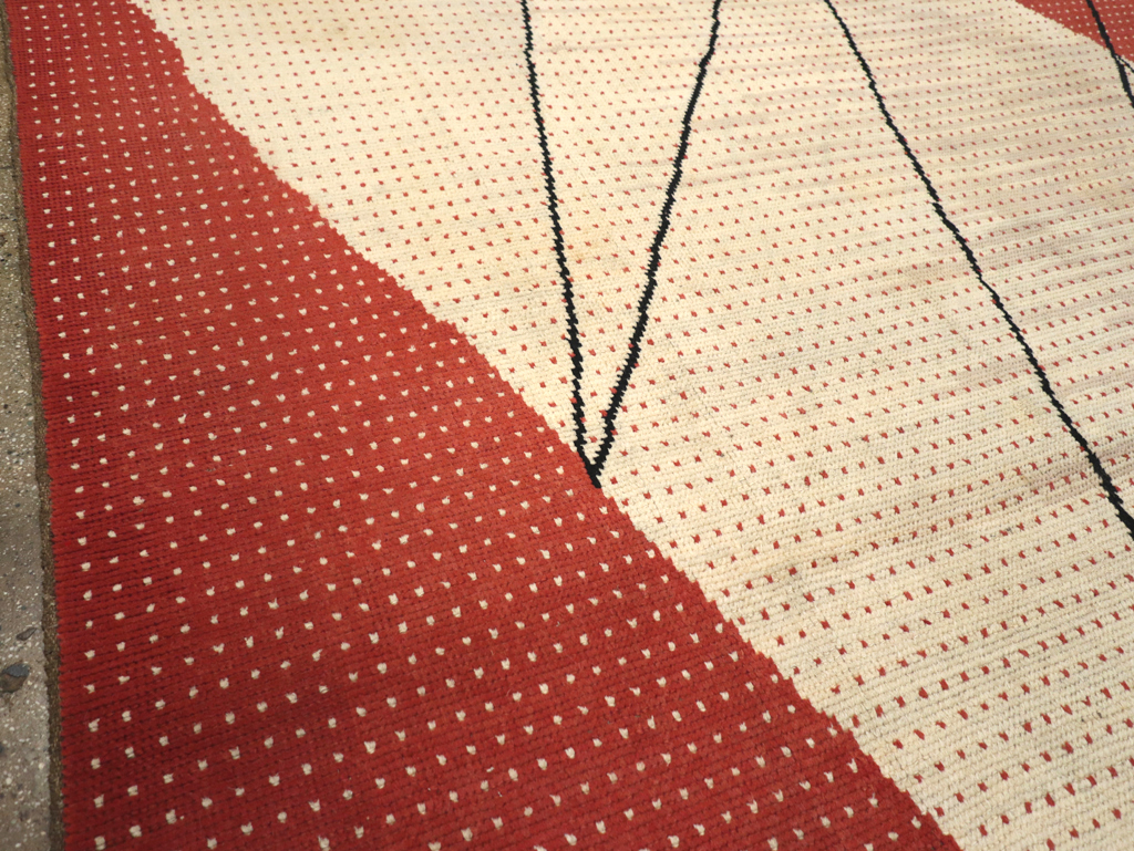 Vintage Czech Art Deco Large Room Size Carpet By Antonin Kybal, No.30824 - Gsblank