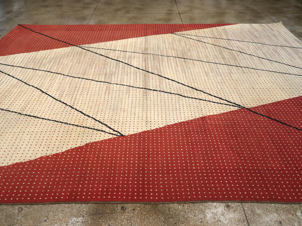 Vintage Czech Art Deco Large Room Size Carpet By Antonin Kybal, No.30824 - Gsblank