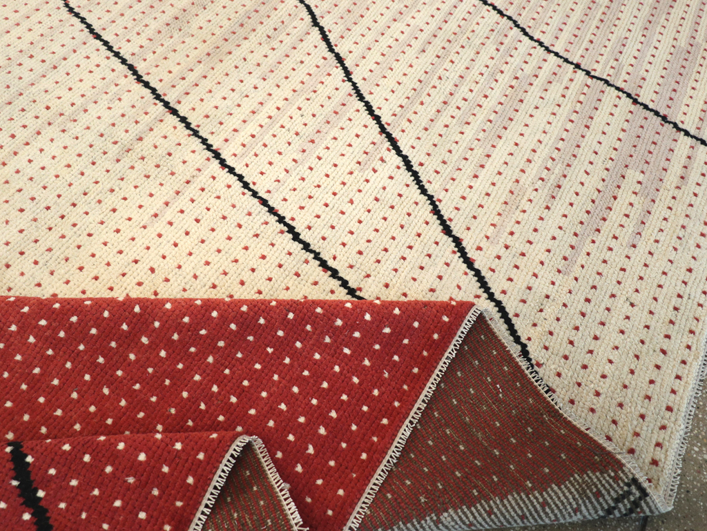 Vintage Czech Art Deco Large Room Size Carpet By Antonin Kybal, No.30824 - Gsblank