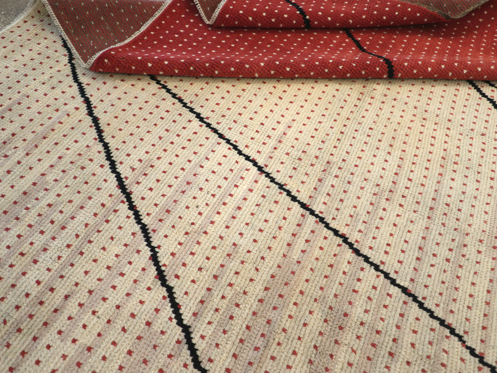 Vintage Czech Art Deco Large Room Size Carpet By Antonin Kybal, No.30824 - Gsblank