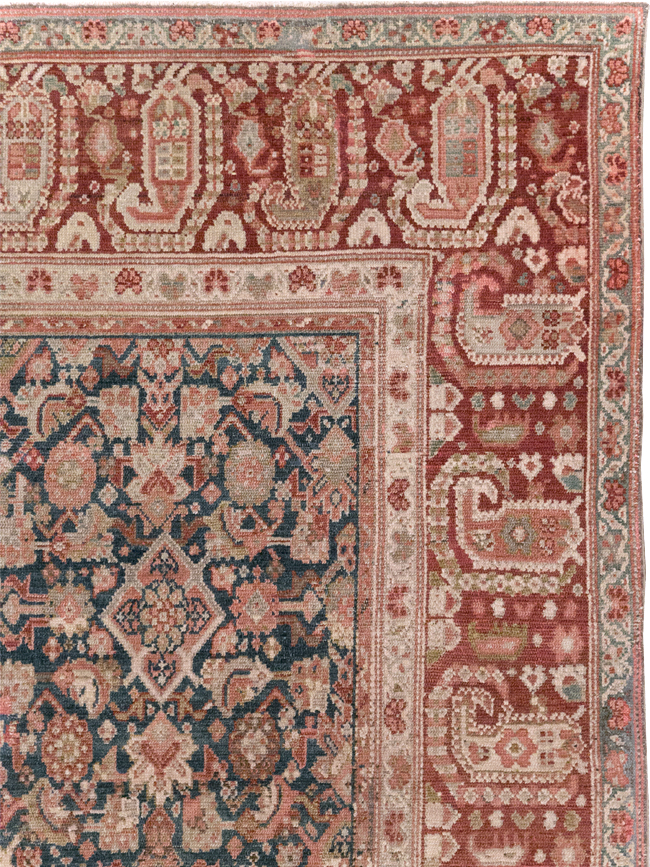 Antique Persian Malayer Accent Carpet, No.30829 - Gsblank