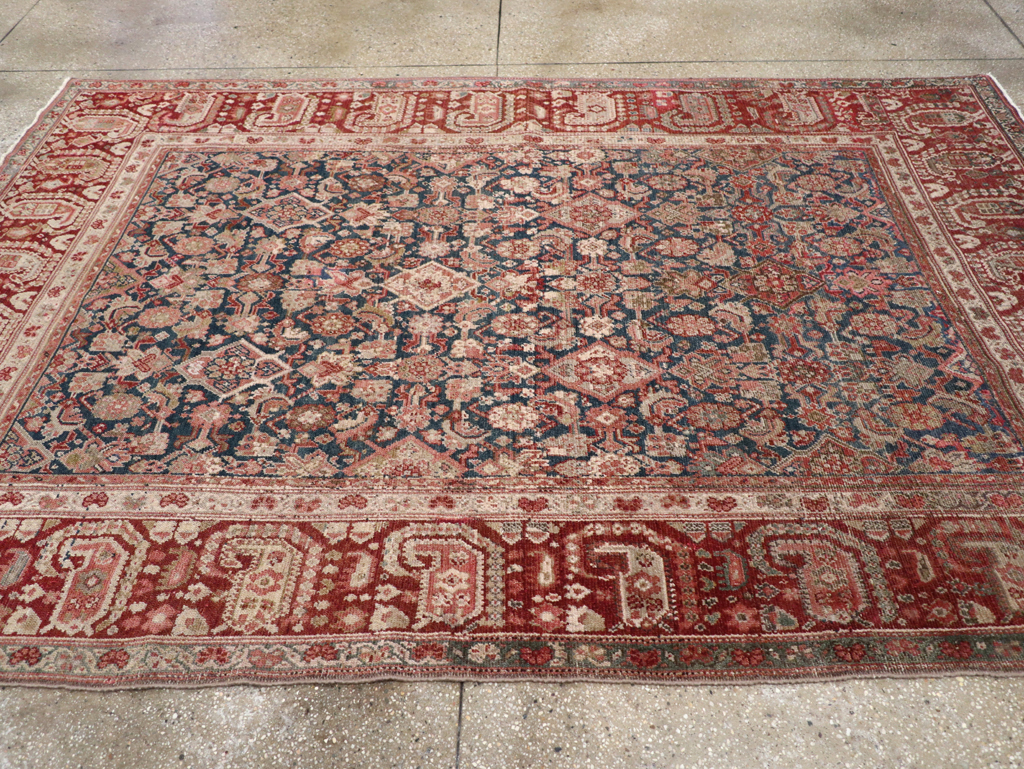 Antique Persian Malayer Accent Carpet, No.30829 - Gsblank