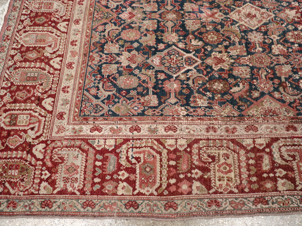 Antique Persian Malayer Accent Carpet, No.30829 - Gsblank