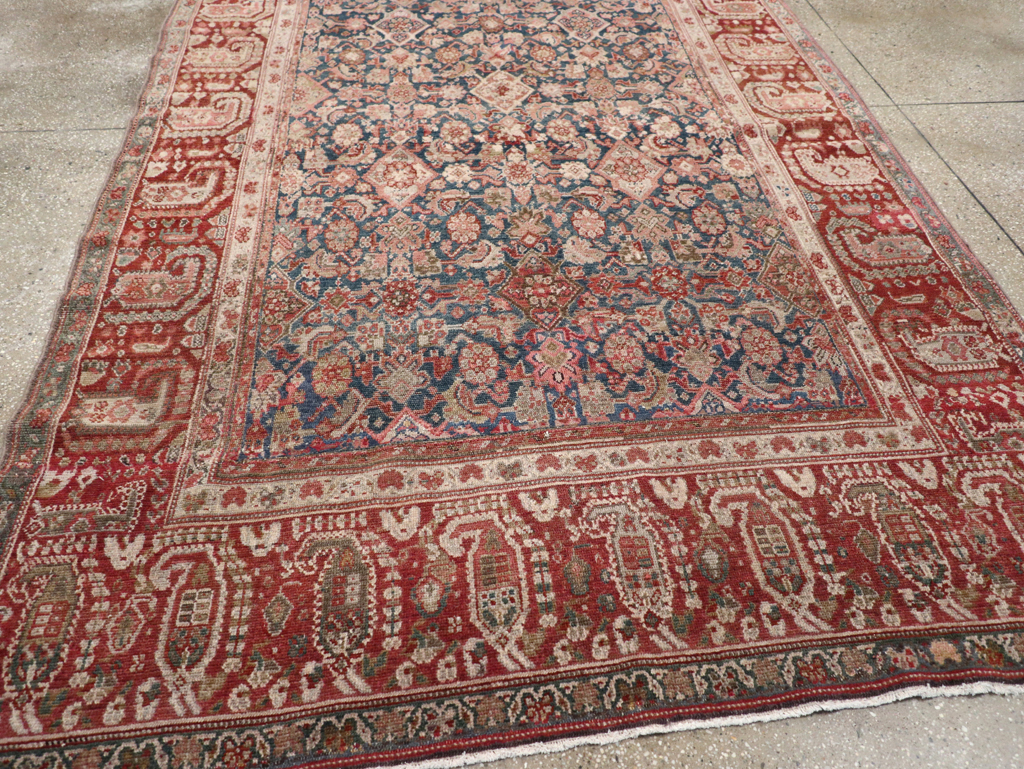 Antique Persian Malayer Accent Carpet, No.30829 - Gsblank