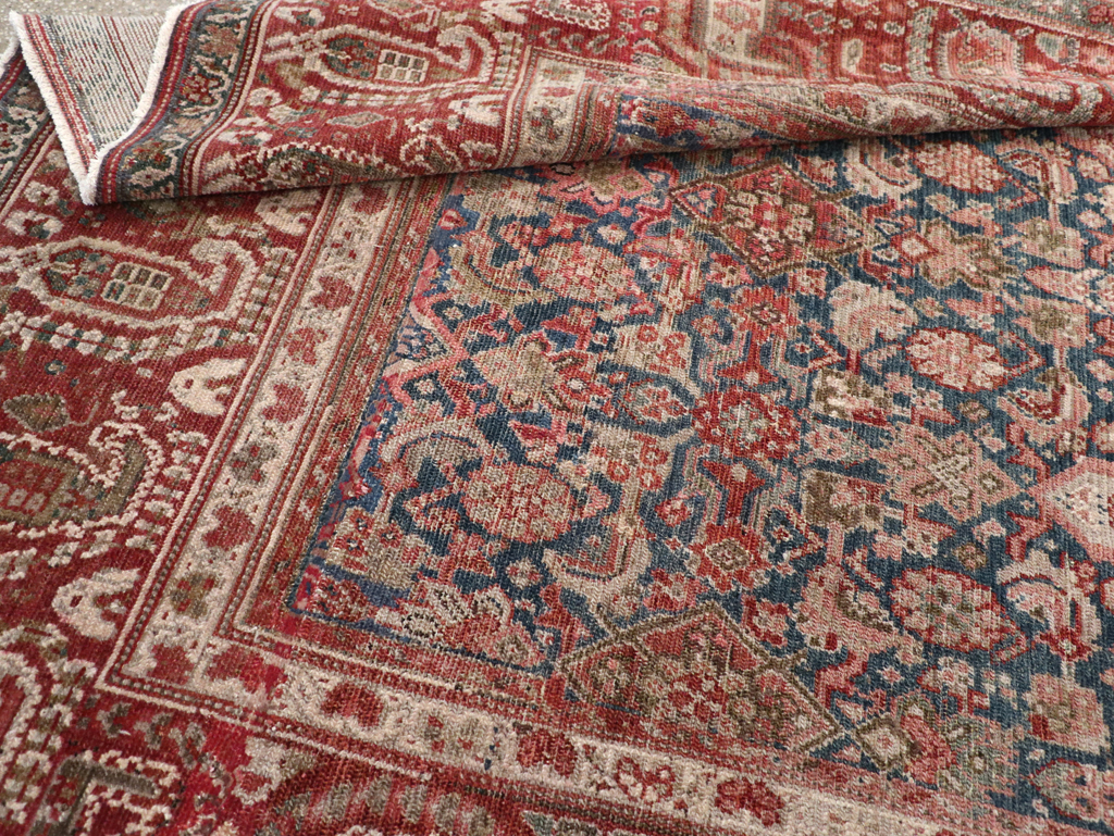 Antique Persian Malayer Accent Carpet, No.30829 - Gsblank