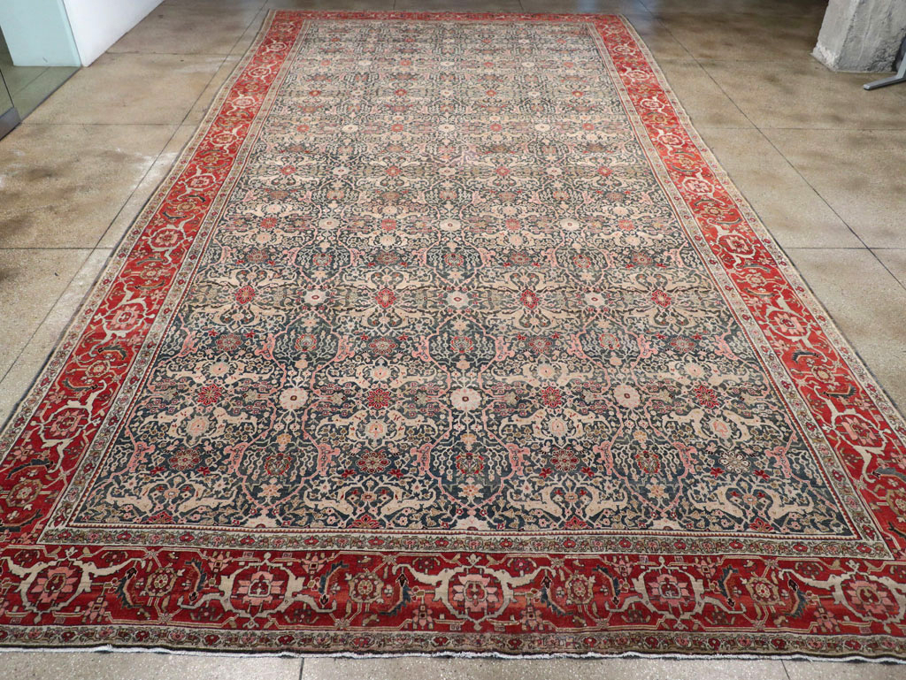 Antique Persian Bidjar Oversize Carpet, No.30830 - Gsblank