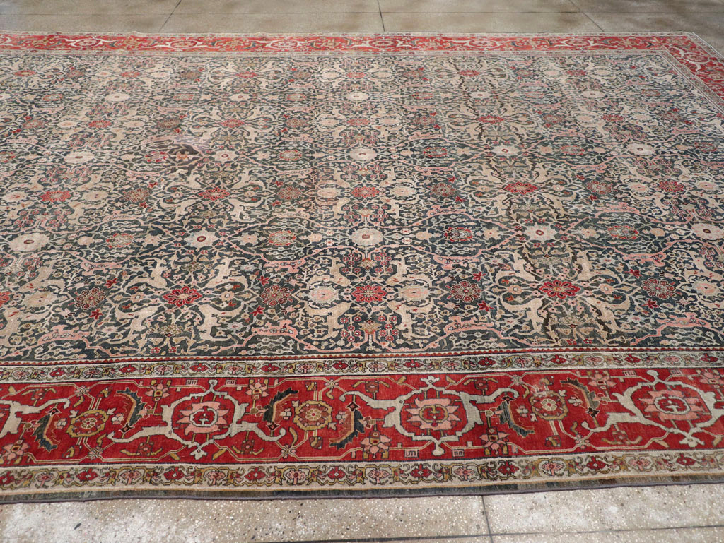 Antique Persian Bidjar Oversize Carpet, No.30830 - Gsblank