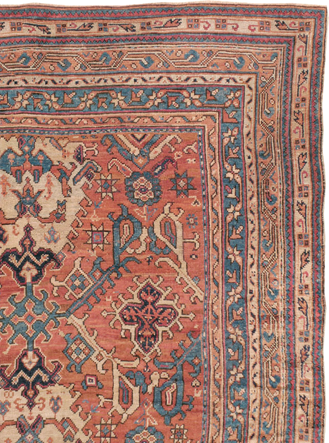 Antique Turkish Oushak Oversize Square Carpet, No.30832 - Gsblank
