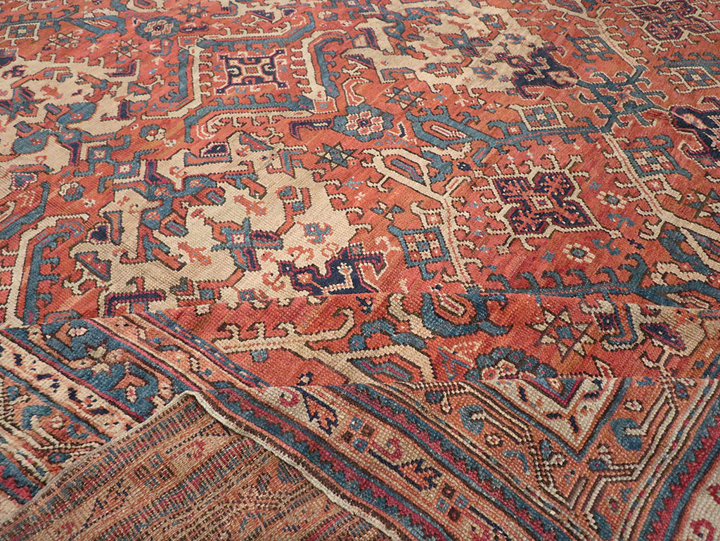 Antique Turkish Oushak Oversize Square Carpet, No.30832 - Gsblank