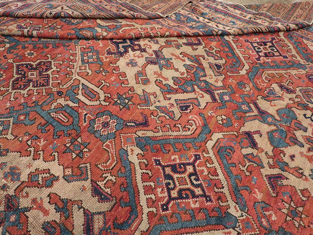 Antique Turkish Oushak Oversize Square Carpet, No.30832 - Gsblank