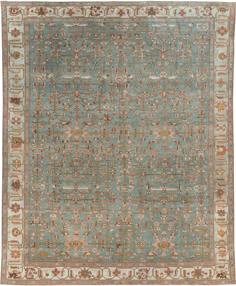 Antique Persian Malayer Room Size Carpet, No.30838 - Gsblank