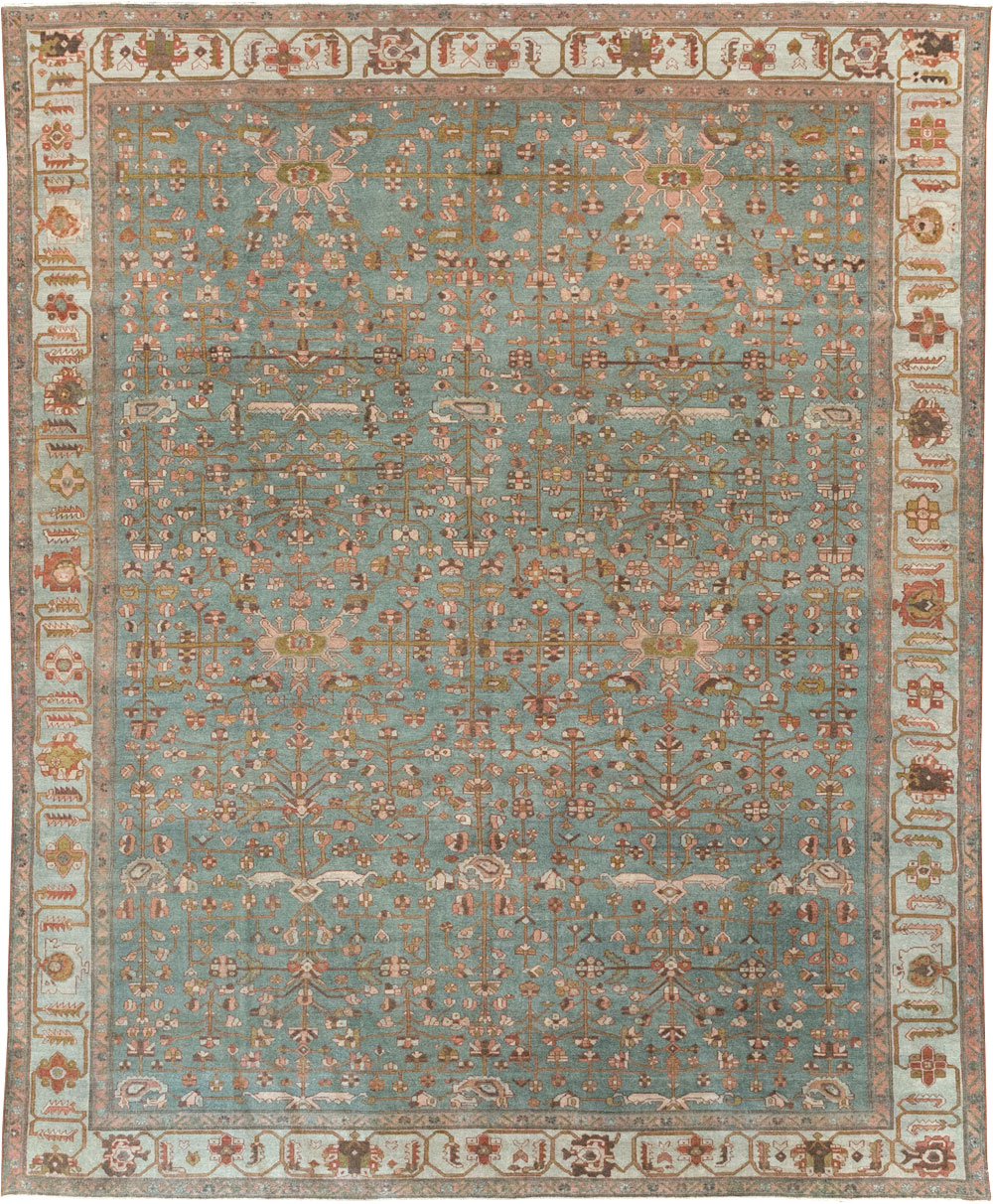 Antique Persian Malayer Room Size Carpet, No.30838 - Gsblank