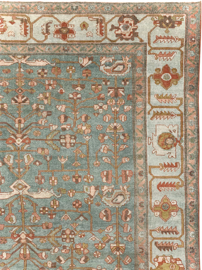 Antique Persian Malayer Room Size Carpet, No.30838 - Gsblank