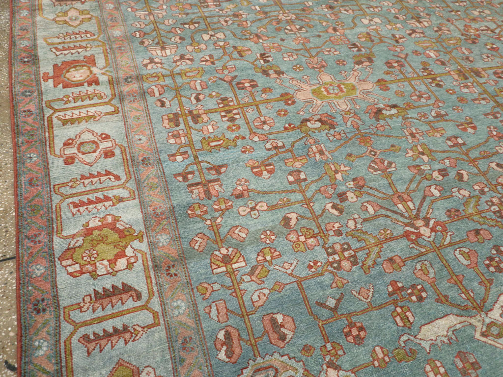 Antique Persian Malayer Room Size Carpet, No.30838 - Gsblank