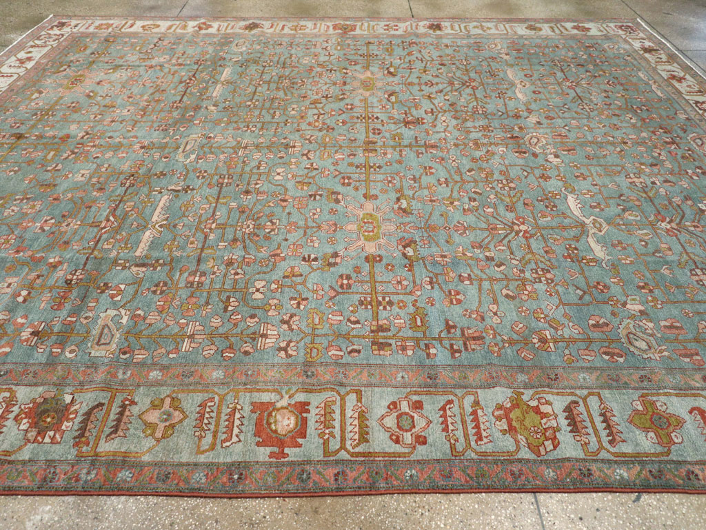 Antique Persian Malayer Room Size Carpet, No.30838 - Gsblank