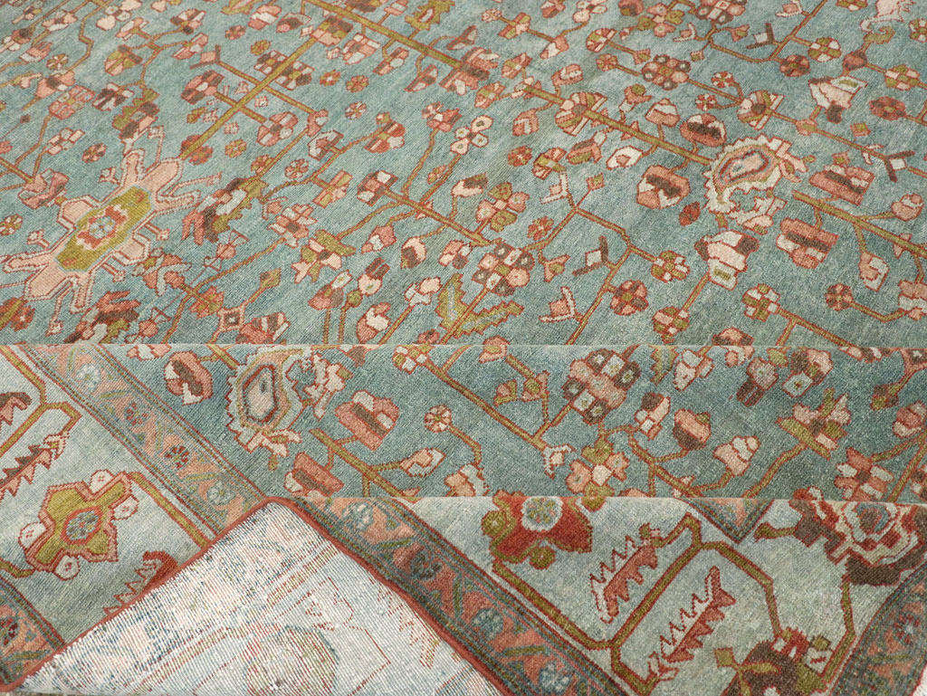Antique Persian Malayer Room Size Carpet, No.30838 - Gsblank