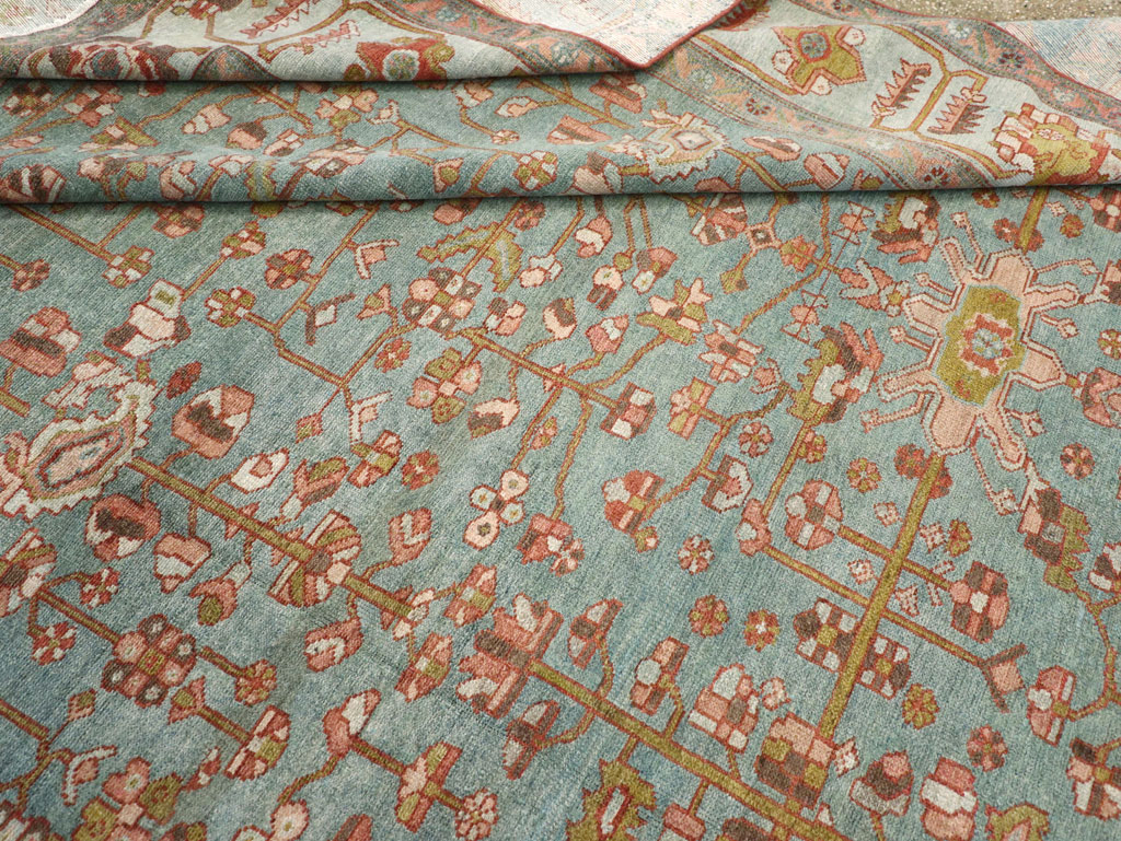 Antique Persian Malayer Room Size Carpet, No.30838 - Gsblank