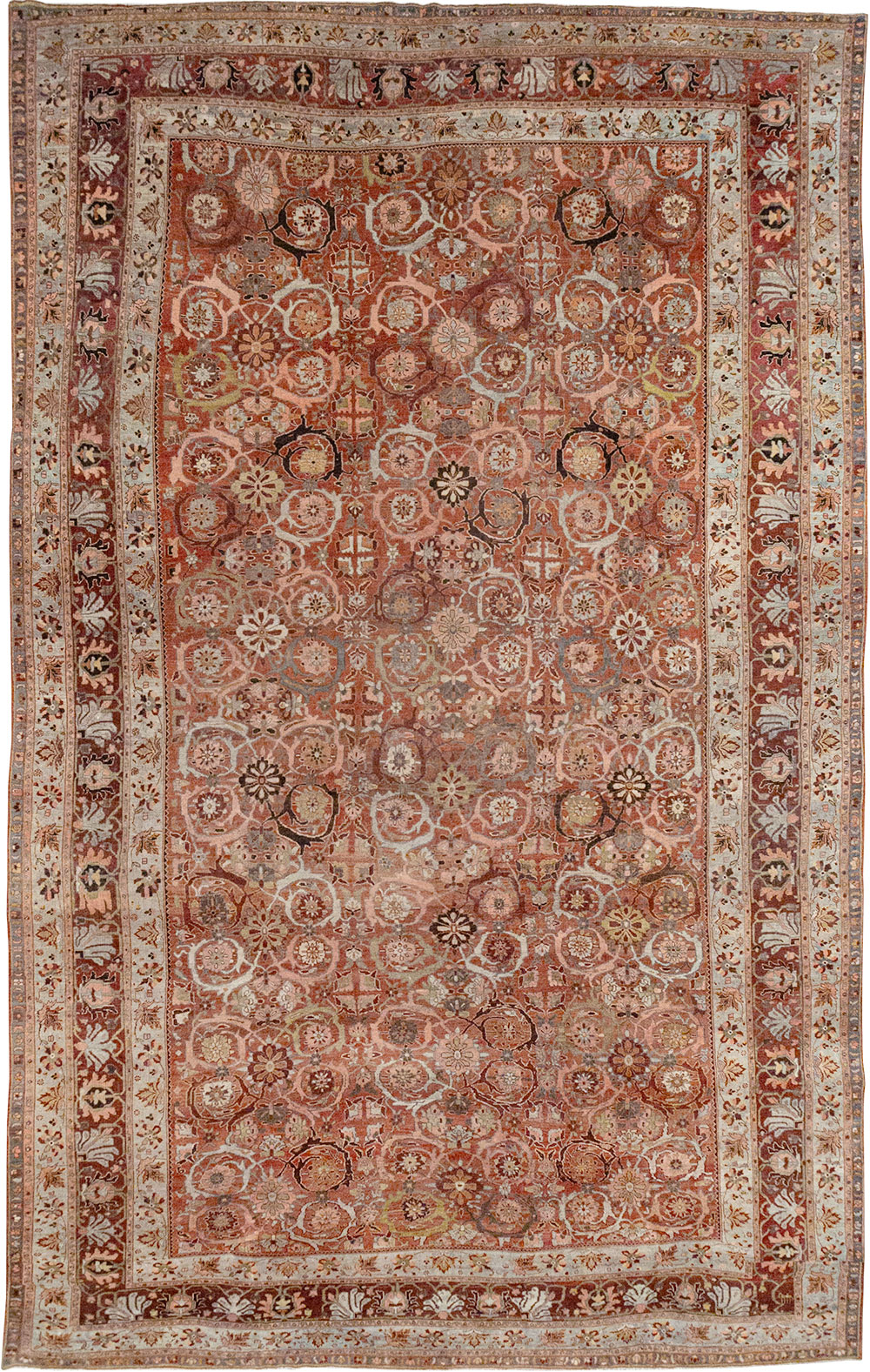 Antique Persian Bidjar Oversize Carpet, No.30842 - Gsblank