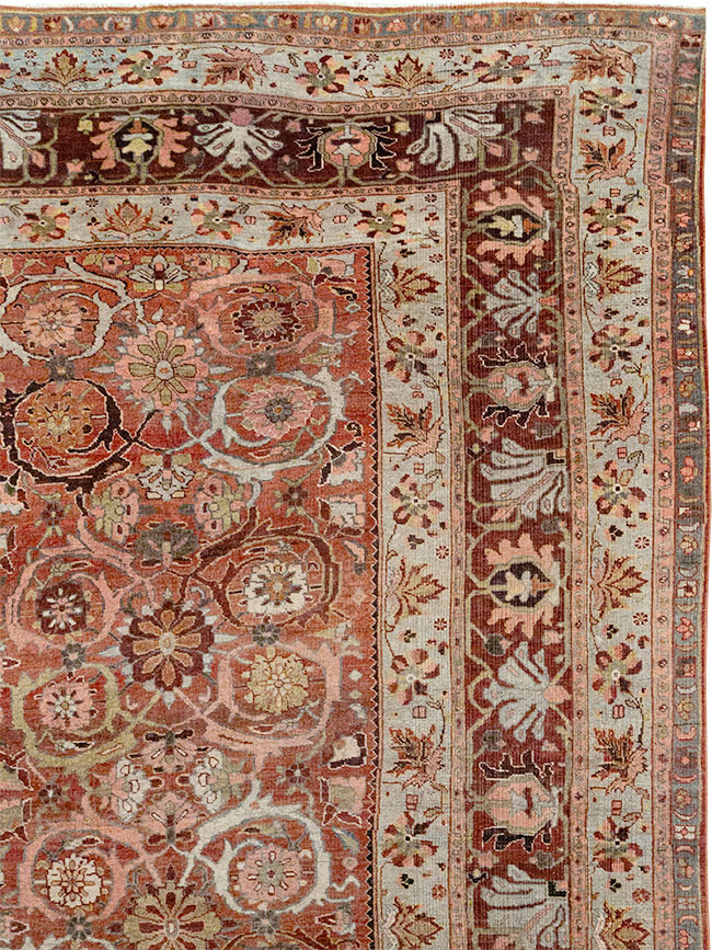 Antique Persian Bidjar Oversize Carpet, No.30842 - Gsblank