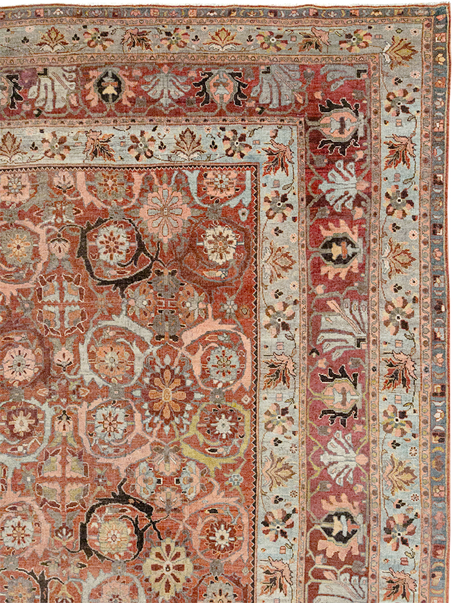 Antique Persian Bidjar Oversize Carpet, No.30842 - Gsblank
