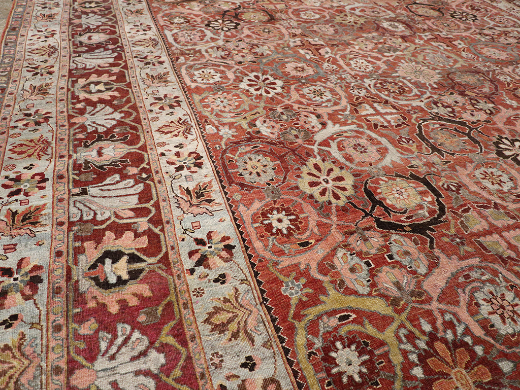 Antique Persian Bidjar Oversize Carpet, No.30842 - Gsblank