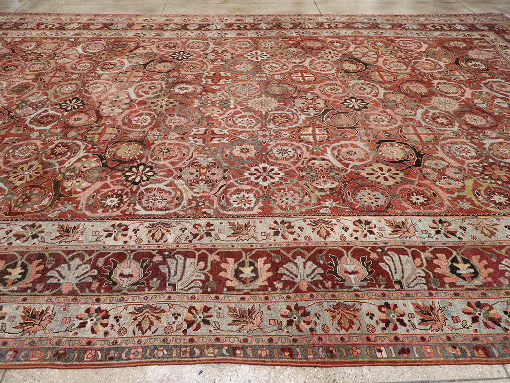 Antique Persian Bidjar Oversize Carpet, No.30842 - Gsblank