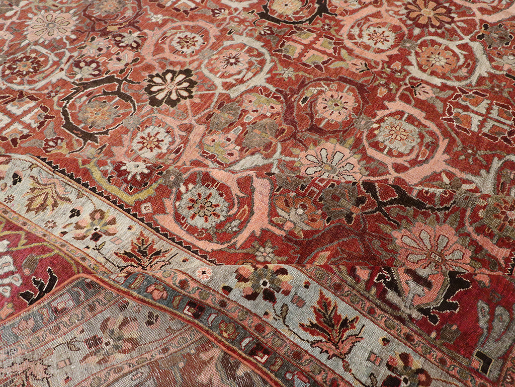 Antique Persian Bidjar Oversize Carpet, No.30842 - Gsblank