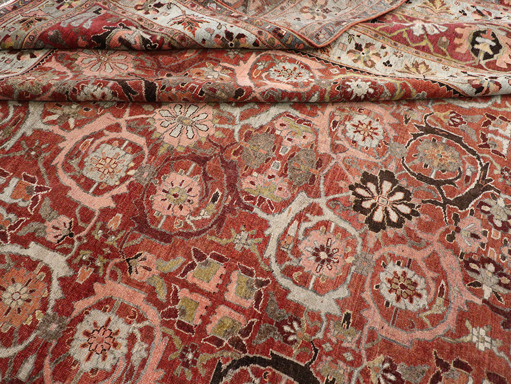 Antique Persian Bidjar Oversize Carpet, No.30842 - Gsblank