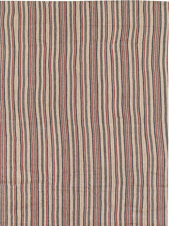 Vintage Persian Flatweave Kilim Room Size Carpet, No.30843 - Gsblank