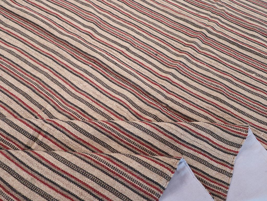 Vintage Persian Flatweave Kilim Room Size Carpet, No.30843 - Gsblank