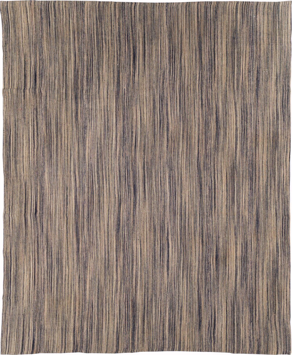 Modern Turkish Flatweave Kilim Large Room Size Carpet, No.30847 - Gsblank