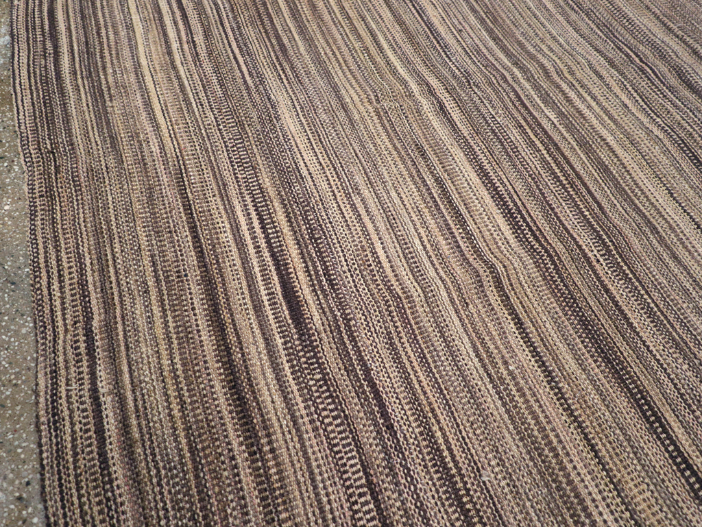 Modern Turkish Flatweave Kilim Large Room Size Carpet, No.30847 - Gsblank