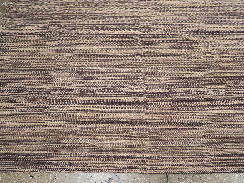 Modern Turkish Flatweave Kilim Large Room Size Carpet, No.30847 - Gsblank