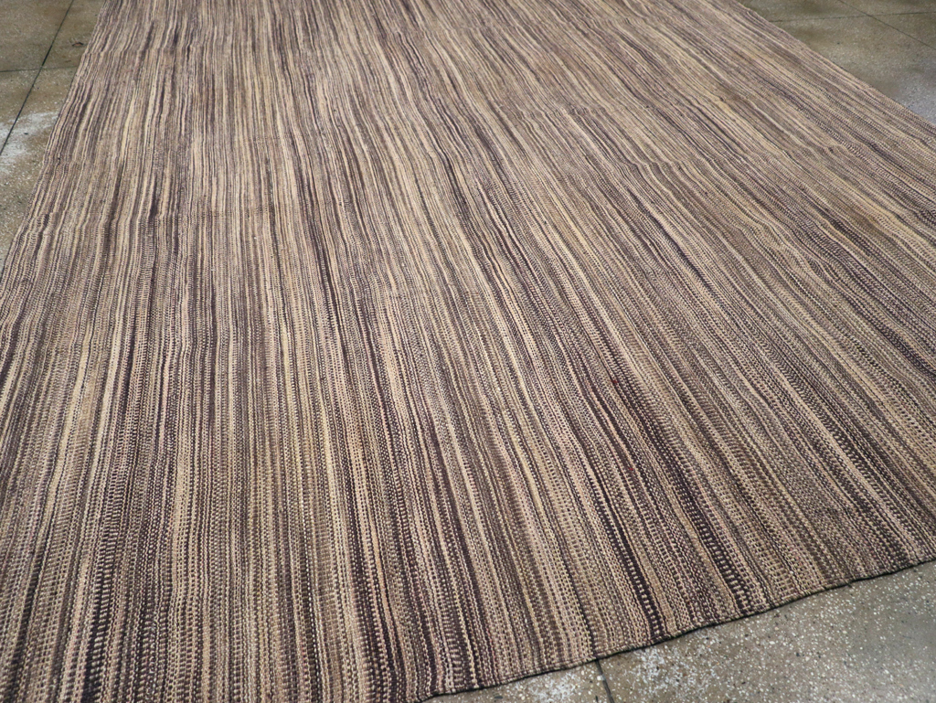 Modern Turkish Flatweave Kilim Large Room Size Carpet, No.30847 - Gsblank