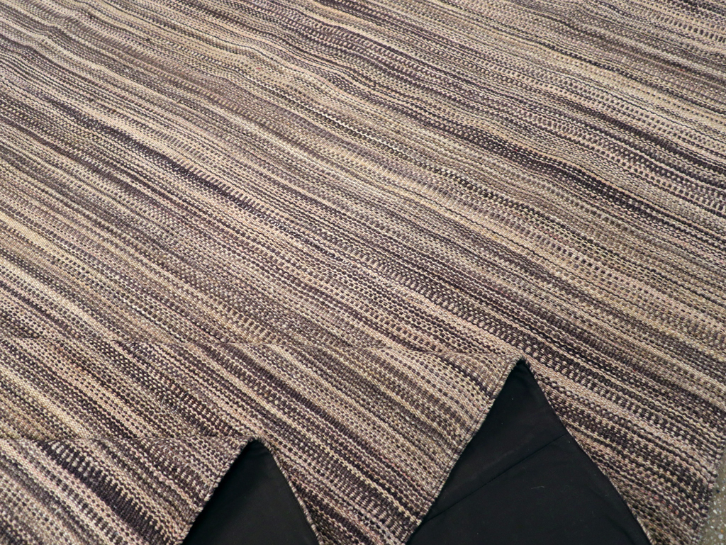 Modern Turkish Flatweave Kilim Large Room Size Carpet, No.30847 - Gsblank