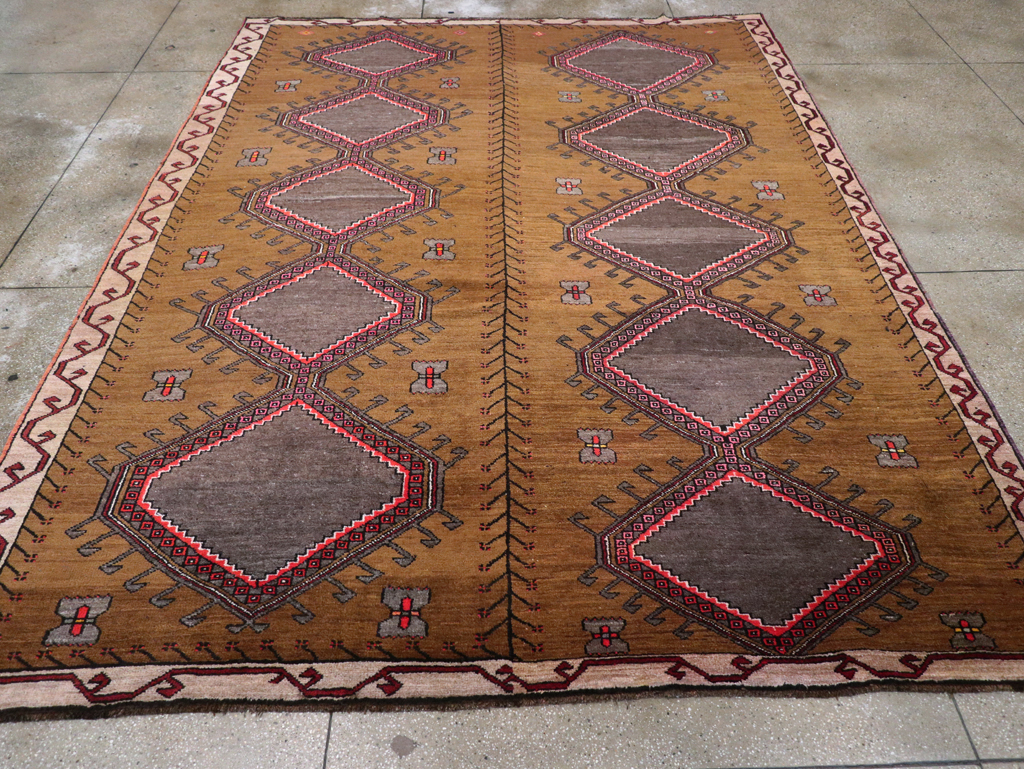 Vintage Turkish Anatolian Tribal Room Size Carpet, No.30851 - Gsblank
