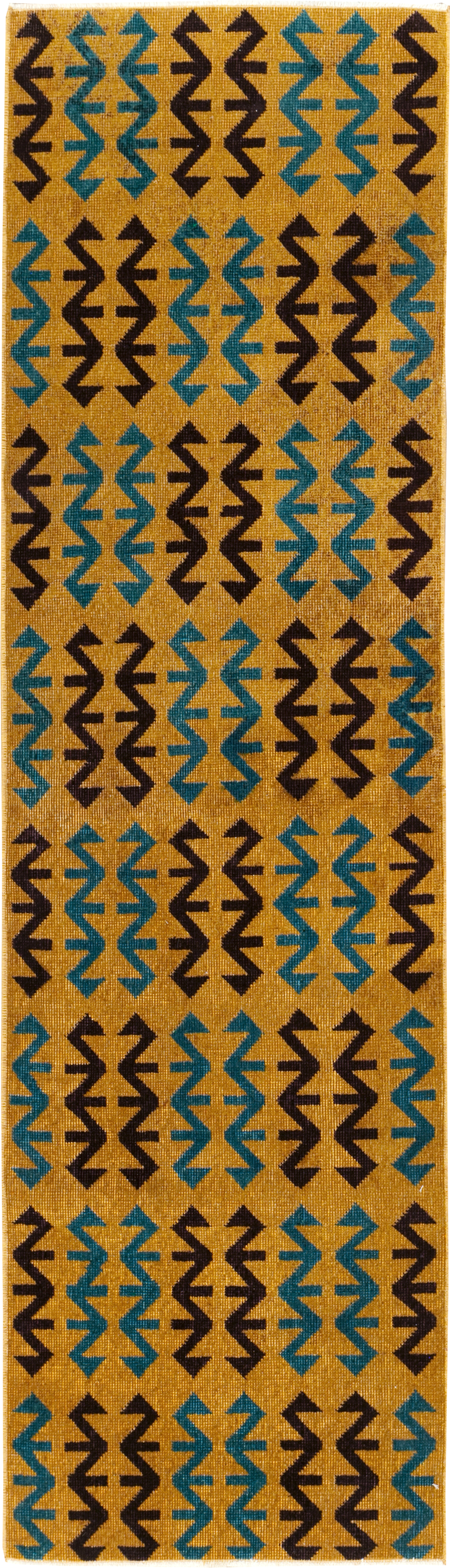 Vintage Anatolian Deco Rug, No.30853 - Gsblank
