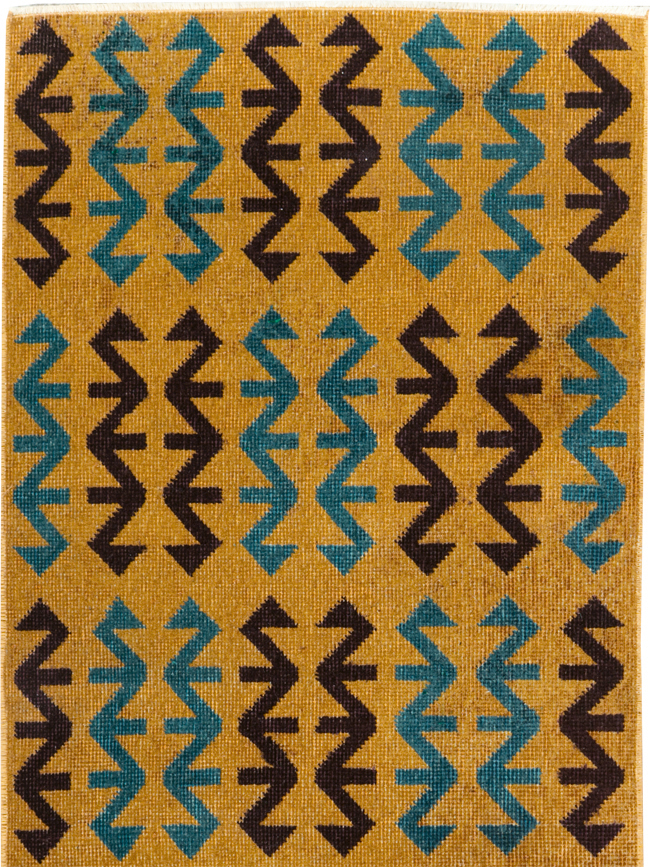 Vintage Anatolian Deco Rug, No.30853 - Gsblank